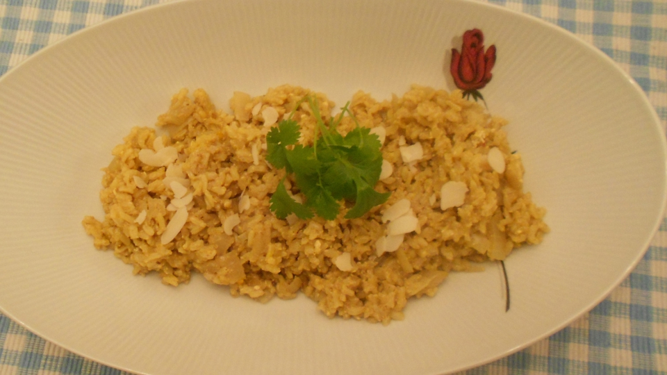 Op Indiase wijze gekookte rijst